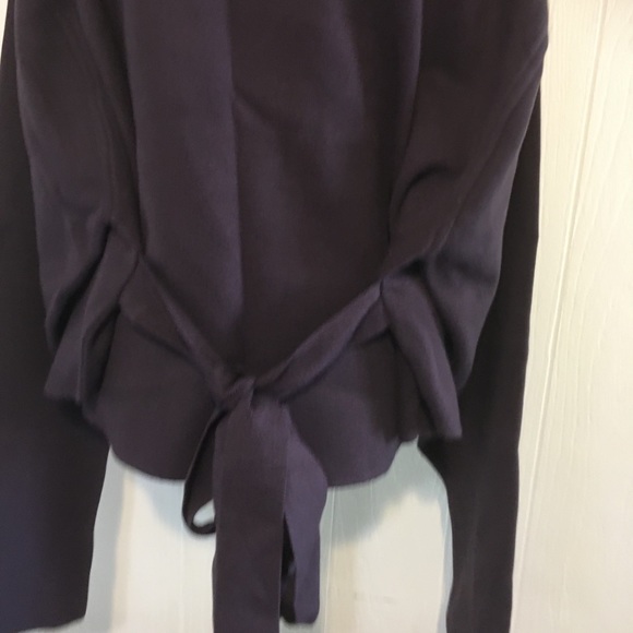 Zara NWT Plum  Purple Tie Waist Oversized Sweater - Picture 7 of 7